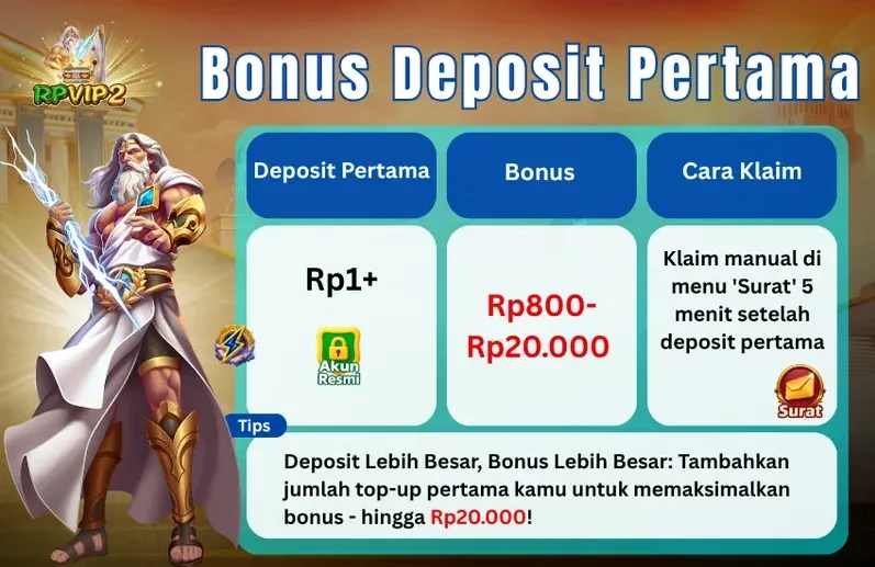 Bonus Deposit Pertama